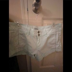 Light blue Express short chino shorts. Size 8. So cute on